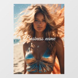 Persoonlijke mode raamfolie raamsticker