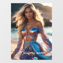 Persoonlijke mode raamfolie raamsticker