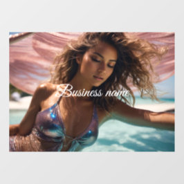 Persoonlijke mode raamfolie raamsticker