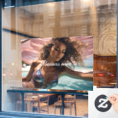 Persoonlijke mode raamfolie raamsticker (Cafe Raam)