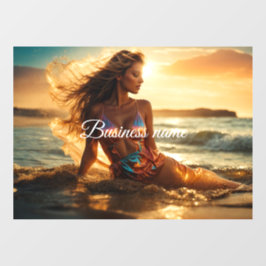 Persoonlijke mode raamfolie raamsticker