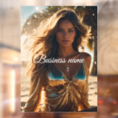 Persoonlijke mode Ruitfolie Raamsticker (Vel 2)