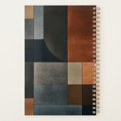 Persoonlijke Moderne Aardse Geometrische Planner (Achterkant)