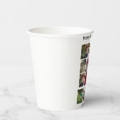 Persoonlijke Moderne Dag 11 Foto Collage Papieren Bekers (Rechts)