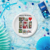 Persoonlijke Moderne Dag 11 Foto Collage Papieren Bordje (Feest)
