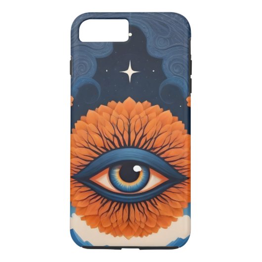 Persoonlijke moderne derde oog Case-Mate iPhone case (Achterkant)