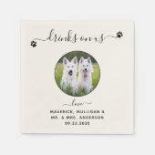 Persoonlijke moderne Drinken op het Amerikaanse fo Servet (Voorkant)