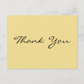 Persoonlijke moderne elegante nep gouden bedankjes briefkaart (Voorkant)