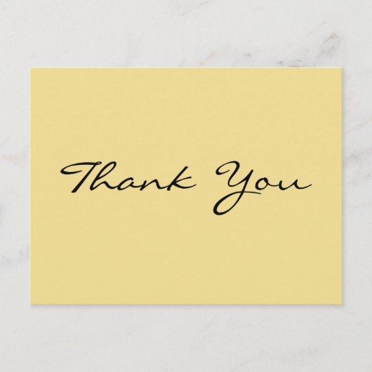 Persoonlijke moderne elegante nep gouden bedankjes briefkaart (Voorkant)