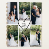 Persoonlijke moderne elegante trouwfoto planner (Voorkant)