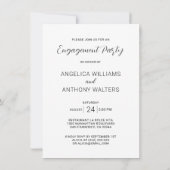 Persoonlijke moderne ENGAGEMENT | FOTO Kaart (Achterkant)