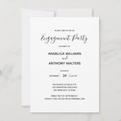 Persoonlijke moderne ENGAGEMENT | FOTO Kaart (Achterkant)