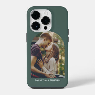 Persoonlijke moderne foto-aandenken voor koppels iPhone 14 plus hoesje