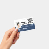Persoonlijke moderne foto-identificatie met QR-cod Badge (Handheld)