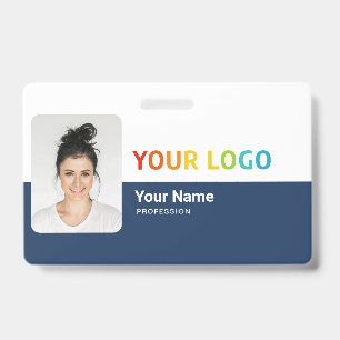 Persoonlijke moderne foto-identificatiebeveiliging badge