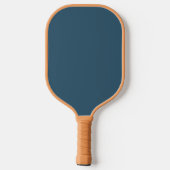 Persoonlijke moderne gestreepte blauwe naam pickleball paddle (Achterkant)