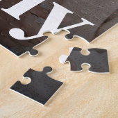 Persoonlijke moderne gezelfoto legpuzzel (Zijkant)