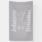 Persoonlijke moderne gezinshereniging spandoek (Verticaal)