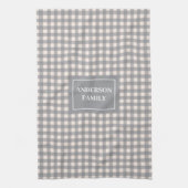 Persoonlijke Moderne Handdoek Trendy Koraalgrijs S (Verticaal)