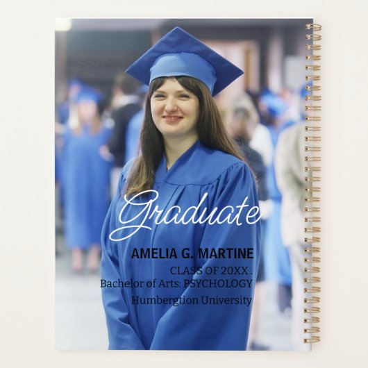 Persoonlijke Moderne Klasse van de Naam van het Af Planner (Achterkant)