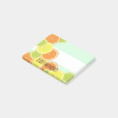 Persoonlijke Moderne Kleurrijke Citrusvruchten Sch Post-it® Notes (Schuin)