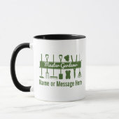 Persoonlijke Moderne Mastertuinierkoffie Mok (Links)