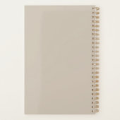 Persoonlijke Moderne Minimalistische Planner (Achterkant)
