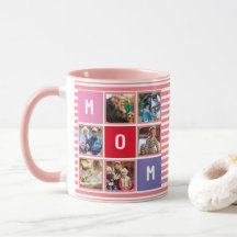 Persoonlijke Moderne Moederdag Mam Foto Collage