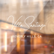 Persoonlijke moderne naam van de woonplaats