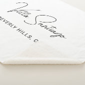 Persoonlijke moderne naam van de woonplaats sherpa deken (3/4)