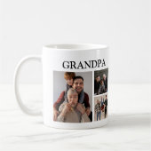 Persoonlijke Moderne Opa | 6 Foto Koffiemok (Links)