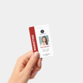 Persoonlijke moderne professionele personeelskaart badge (Handheld)