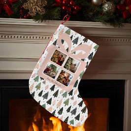 Persoonlijke moderne roze Kerst- Kleine Kerstsok