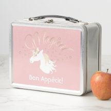 Persoonlijke Moderne Roze Magische Eenhoorn Kinder