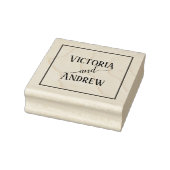 Persoonlijke moderne scripttypografie rubberstempel (Stempel)