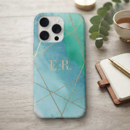 Persoonlijke moderne telefoonhoes Elegante minima iPhone 15 Pro Case