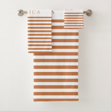 Persoonlijke Moderne Terracotta Strepen