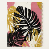 Persoonlijke Moderne Tropische Boho Monstera Planner (Achterkant)