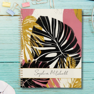 Persoonlijke Moderne Tropische Boho Monstera Planner