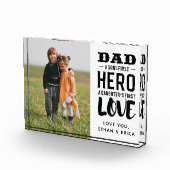 Persoonlijke moderne vaders Dag Foto Plaque (Rechts)