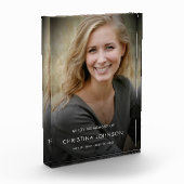 Persoonlijke moderne viering van het leven begrafe fotoblokken (Links)