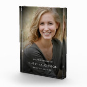 Persoonlijke moderne viering van het leven begrafe fotoblokken (Rechts)