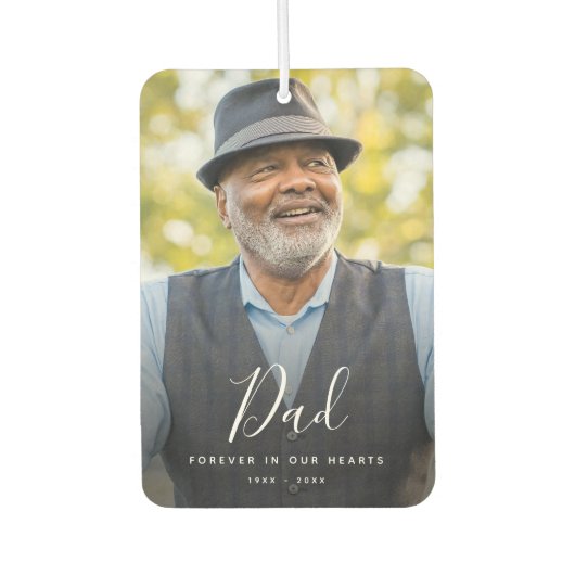 Persoonlijke moderne viering van het leven begrafe luchtverfrisser (Voorkant)