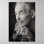 Persoonlijke Moderne Viering van het Leven Uitvaar Poster (Voorkant)