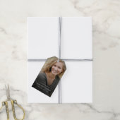 Persoonlijke moderne viering van levensbegrafenis cadeaulabel (Met Touw)
