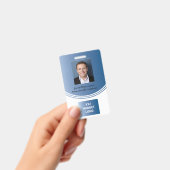 Persoonlijke moderne zakelijke medewerker Foto Log Badge (Handheld)