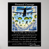 Persoonlijke moed: Airborne Descent Poster (Voorkant)