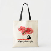 Persoonlijke Moeder & Dochter Liefde Boodschappent Tote Bag (Voorkant)