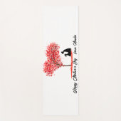 Persoonlijke Moeder & Dochter Liefde Yoga Mat (Voorkant)