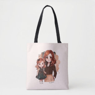 Persoonlijke moeder en dochter (4) tote bag